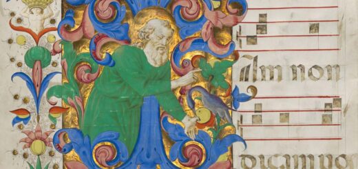 Bifolium da un antifonale, XV secolo (digital image courtesy of Getty’s Open Content Program)