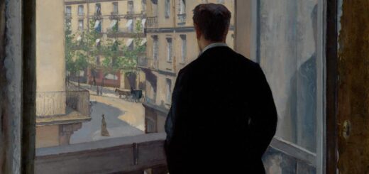 Gustave Caillebotte, Giovane uomo alla finestra, 1876 (digital image courtesy of Getty’s Open Content Program)