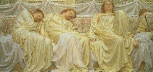 Albert Joseph Moore, Sognatrici, 1882 (photo by Birmingham Museums Trust)